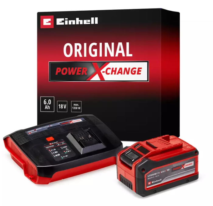 Einhell PXC-Starter-Kit 18V 4-6Ah & 6A Boostcharger, 4512143